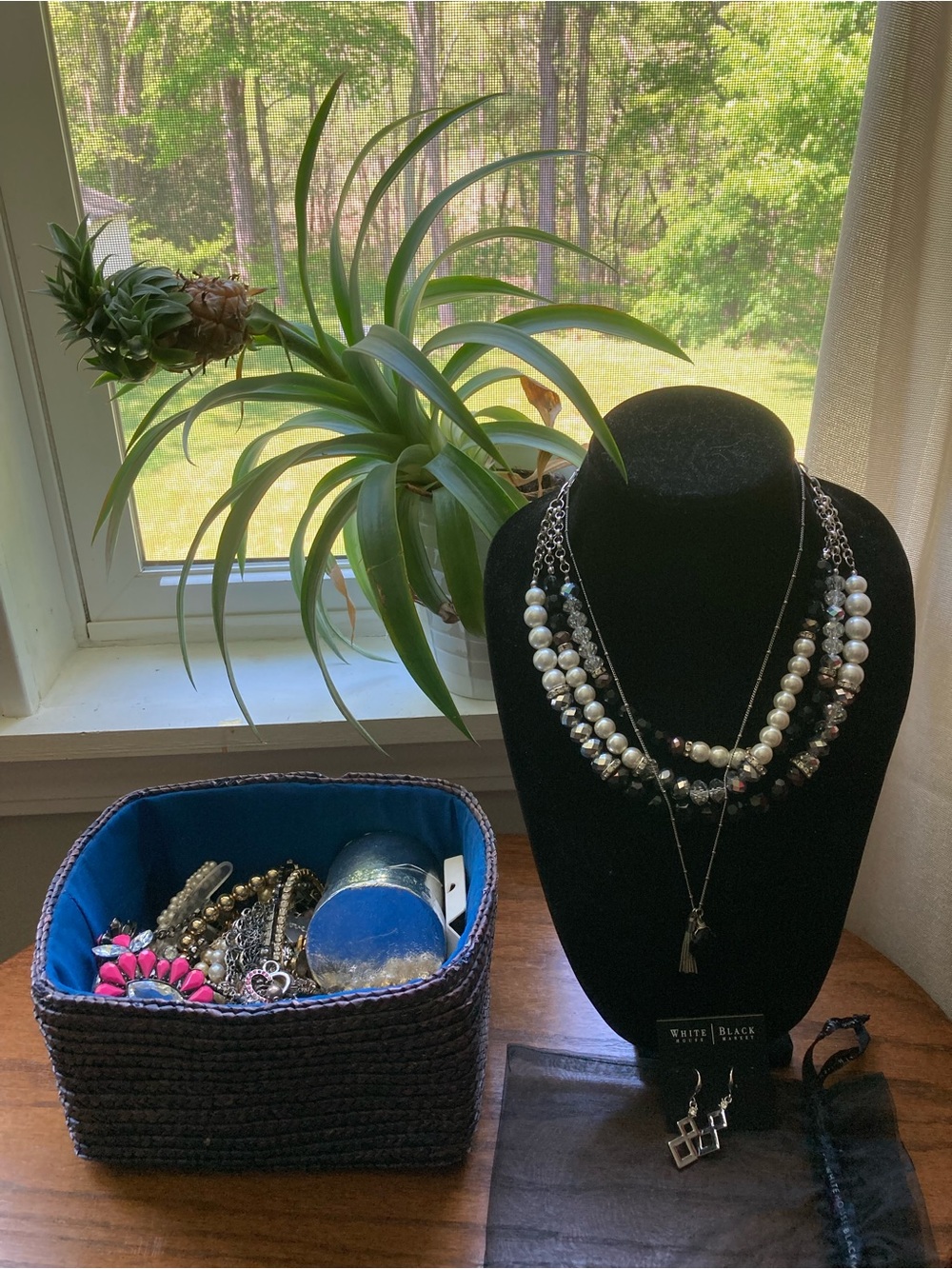 25 + Pieces of Jewelry and White House Black Market Necklace and Earrings